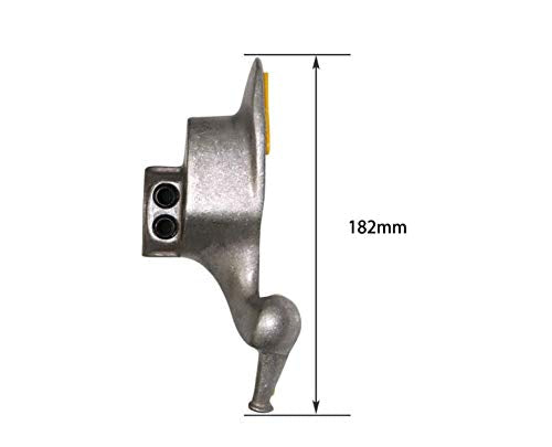  [AUSTRALIA] - Case of 1, 1 7/64″ | 1.10 inch Tire Machine Part, Tire Changer Mount | Demount Head - Cast Steel Duck Head Tire Repair Part - Automotive Wheel Tyre Tool Accessory, Silver, Electroplated, 28mm
