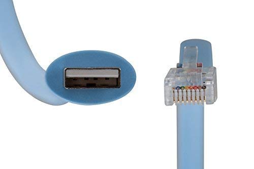 RW RoutersWholesale FTDI USB Console Cable USB to RJ45 RS232 Switch Router - LeoForward Australia