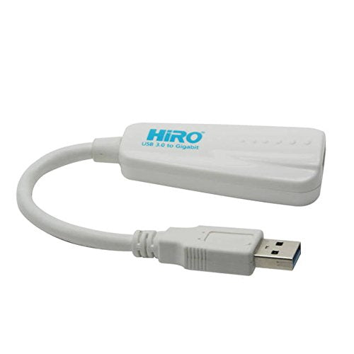 HiRO H50315 USB 3.0 to Gigabit Ethernet LAN 10 100 1000 Mbps Portable Network Adapter Windows 10 8.1 8 32-bit 64-bit Plug n Play Native Driver No Installation Needed Windows 7 Compatible 3.0 LAN 10/100/1000 Mbps - LeoForward Australia