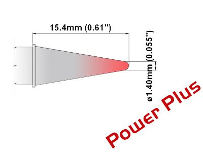  [AUSTRALIA] - Thermaltronics M7CS014H Conical Sharp 1.4mm (0.055in), Power Plus