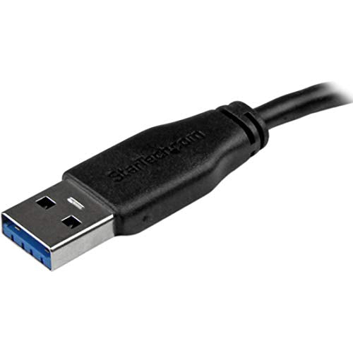  [AUSTRALIA] - StarTech.com 0.5m 20in Slim USB 3.0 A to Micro B Cable M/M - Mobile Charge Sync USB 3.0 Micro B Cable for Smartphones and Tablets (USB3AUB50CMS) 20in / 50cm