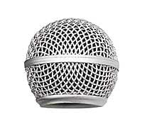  [AUSTRALIA] - On-Stage SP58 Mesh Grill Replacement For SM58 Microphones Chrome