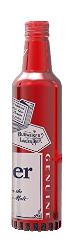 Budweiser Beer Bluetooth Bottle Speaker Portable Wireless Speaker with Rechargeable Battery Ideal for Indoor and Outdoor Activities Loud and Bass Audio Sound Easy to Carry Anywhere Red - LeoForward Australia
