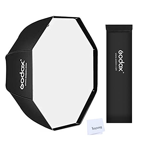  [AUSTRALIA] - Godox Portable 95cm/37.5" Umbrella Octagon Softbox Reflector with Carrying Bag for Studio Photo Flash Speedlight