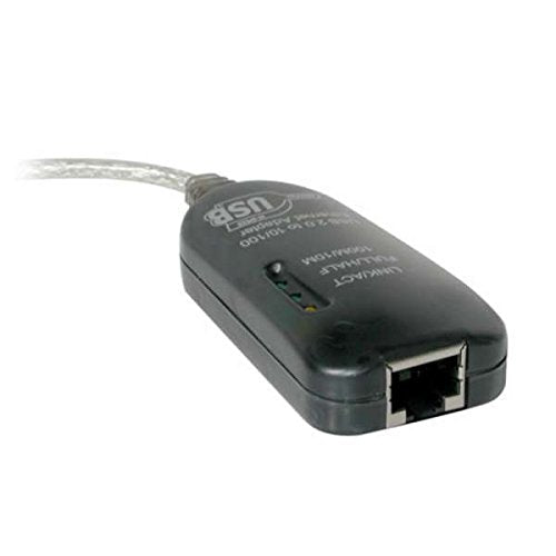  [AUSTRALIA] - C2G USB Adapter, USB 2.0 Fast Ethernet Network Adapter, 7.5 Inches, Cables to Go 39998