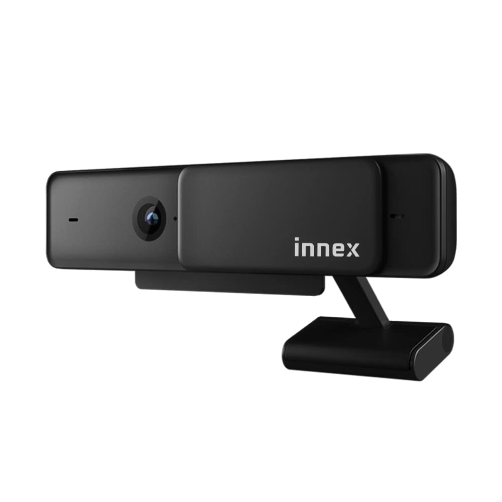  [AUSTRALIA] - 1080P Pro Webcam, Innex C220, Full HD with Dual Omni-Directional Microphones, Low Light Correction, Privacy Cover, USB Computer Camera for PC, Laptop, Windows, Mac, Video Conferencing, Online Class View Angle 71-degree