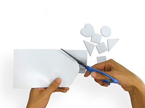 MagX Magnetic Sheets White 8.5"x11" (5 pcs), Flexible Vinyl Magnet Sheets, Blank Magnetic Paper, Vinyl Sheets for DIY Hand Handmade Craft, School Projects, Office Supplies - LeoForward Australia