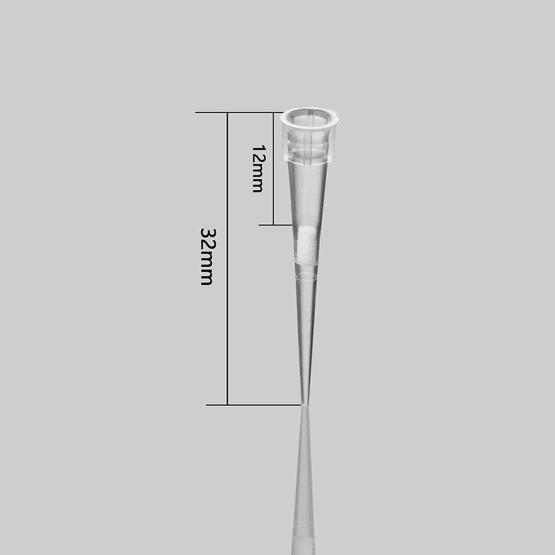  [AUSTRALIA] - JRLGD 10µl Lab Pipette Tips, RNase/DNase Free, Universal Pipette Tips, Pack of 1000 (Bag) 10μl/1000pcs