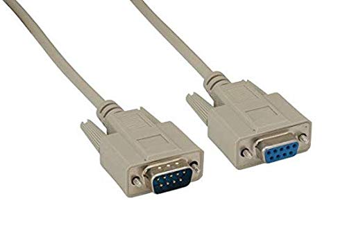  [AUSTRALIA] - 3 Foot DB9 Male to Female RS232 Extension Serial Cable - 28 AWG Shielded 3 Foot