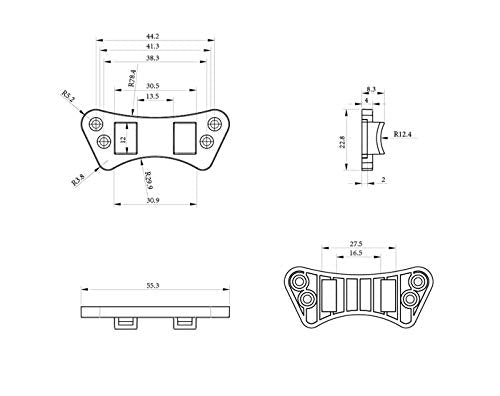  [AUSTRALIA] - Runleader RL-HMB005 Universal Hour Meter Mounting Bracket Brackets