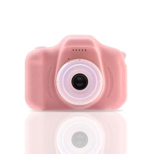  [AUSTRALIA] - Acuvar Full 1080P Kids Selfie HD Compact Digital Photo and Video Rechargeable Camera with 32GB TF Card & 2" LCD Screen and Micro USB Charging Drop Proof (Pink) c)Pink