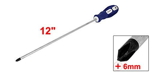  [AUSTRALIA] - uxcell 12 inches Length Shank 6mm Magnetic Tip Cross Head Phillips Screwdriver