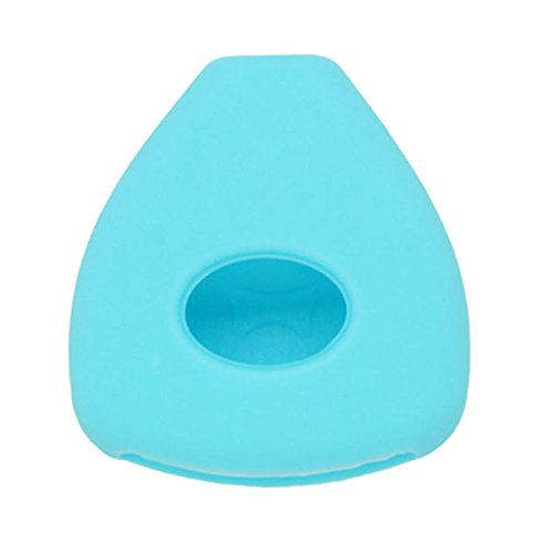  [AUSTRALIA] - SEGADEN Silicone Cover Protector Case Skin Jacket fit for TOYOTA Camry Avalon Corolla Remote Key Fob CV9402 Light Blue