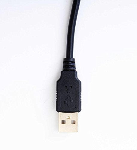  [AUSTRALIA] - OMNIHIL 8 Feet Long High Speed USB 2.0 Cable Compatible with Brother Printer HL-6180DW/BROTHER HL-L2370DW/Brother HL-L6250DW/Brother MFC-7240/ Brother QL-810W 8FT USB CORD Black