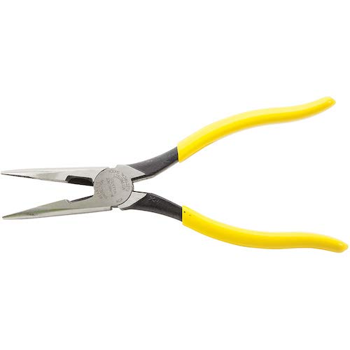  [AUSTRALIA] - Linemans Pliers, Needle Nose Side Cutters, 8-Inch Alligator Pliers with Extended Handle Klein Tools D203-8 Side Cutting