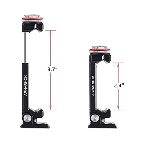  [AUSTRALIA] - Metal iPhone Tripod Mount Adapter with Rotatable Cold Shoe, Smartphone Tripod Holder,Compatible iPhone 13 12 11 Pro X/XR/Xs Max,10 8 7 Plus,Cellphone Mount for Tripod,Video Live Streaming Vlogging Rig