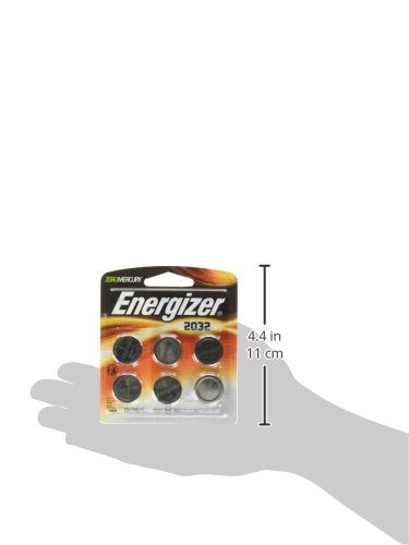 Energizer CR2032 Batteries, 3V Lithium Coin Cell 2032 Watch Battery, (6 Count) 6 Count - LeoForward Australia