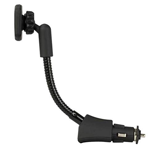  [AUSTRALIA] - Scosche MAG12V-XCES0 MagicMount Magnetic Phone Holder Mount for Car Cigarette Lighter - with USB Charging Outlet, Universal with All Devices - Phone Lighter Mount Gen 2 USB Charger