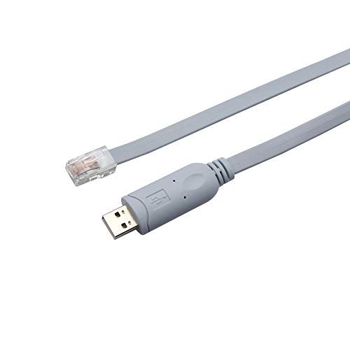 USB Console Cable, USB Male to RJ45 Male FTDI Chip Console Cable for PCs Laptops Router and More(USB 10FT 3m) USB to rj45 3m - LeoForward Australia