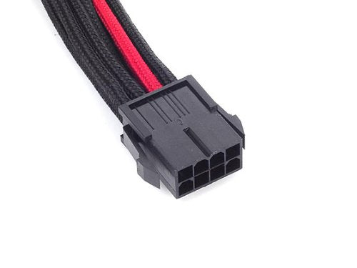  [AUSTRALIA] - Silverstone Tek Sleeved Extension Power Supply Cable with 1 x 8-Pin to EPS12V 8-Pin Connector (PP07-EPS8BR) PP07-EPS8BR Black/Red