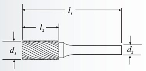 SGS Tool Company 20600 SA-41M Carbide Bur 1.5mm Diameter 3mm Shank Diameter - LeoForward Australia