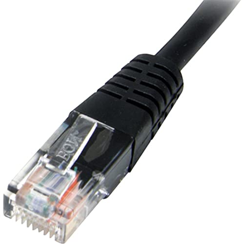  [AUSTRALIA] - StarTech.com Cat5e Ethernet Cable - 10 ft - Black - Patch Cable - Molded Cat5e Cable - Network Cable - Ethernet Cord - Cat 5e Cable - 10ft (M45PATCH10BK) 10 ft / 3m