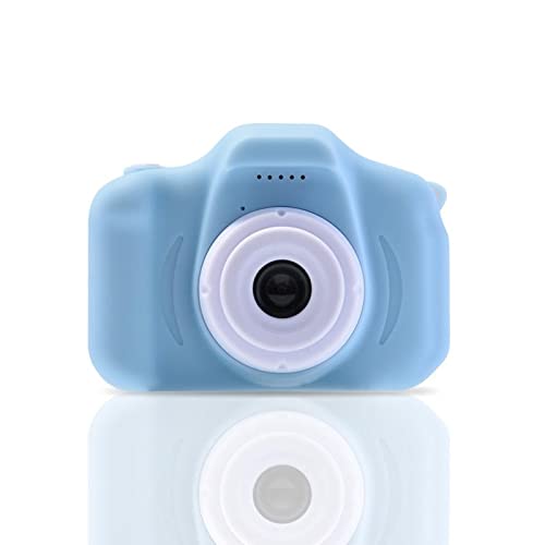  [AUSTRALIA] - Acuvar Full 1080P Kids Selfie HD Compact Digital Photo and Video Rechargeable Camera with 32GB TF Card & 2" LCD Screen and Micro USB Charging Drop Proof (Blue) d)Blue