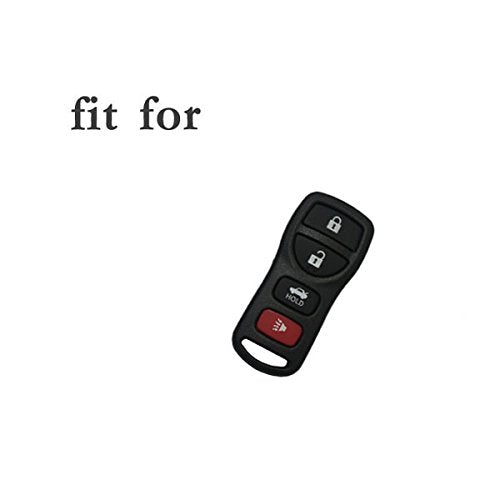  [AUSTRALIA] - SEGADEN Silicone Cover Protector Case Skin Jacket fit for NISSAN 4 Button Remote Key Fob CV2508 Red