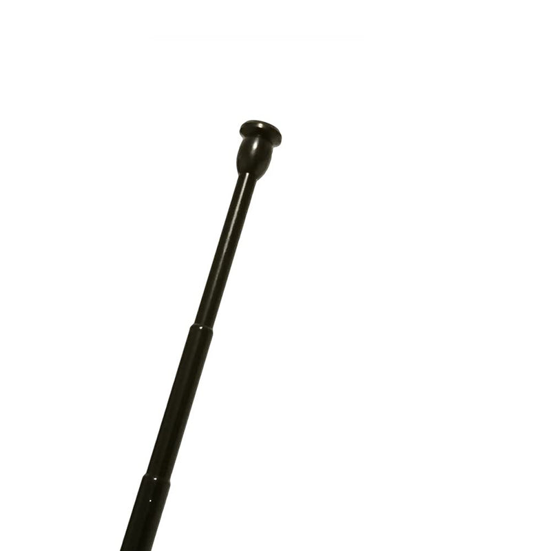 [AUSTRALIA] - UngSung Retractable Handheld CB Antenna 26~28 MHz with BNC Male Connector 9” to 27” Length 6 Section Chrome-Plated Copper Aerial Compatible with Any Handheld CB Radio BNC Female Connector