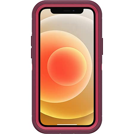  [AUSTRALIA] - OtterBox Defender Series Case & Holster SCREENLESS Edition for iPhone 12 Mini - Non-Retail Packaging - Berry Potion (Raspberry Wine/Boysenberry) with Microbial Defense