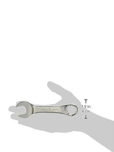 SK Hand Tool Professional Tools 88014 12-Point Fractional Wrench - Short, 7/8 in. Combination Chrome Wrench with SuperKrome Finish, Made in USA (88028) - LeoForward Australia