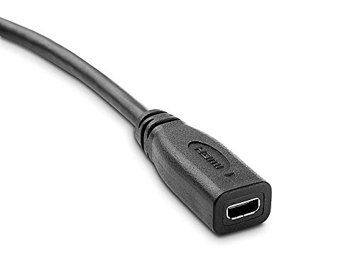  [AUSTRALIA] - Cablecc 20cm Micro HDMI Socket Female to HDMI Male Adapter Cable for Tablet & Cell Phone