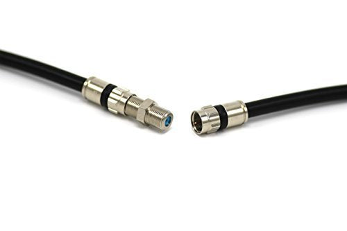 Cable Extension Coupler | 4 Pack | Connects Two Coaxial Video Cables, for Coax F81 (Female to Female) 3GHz Satellite, Cable TV, and Cable Internet Rated Silver - LeoForward Australia