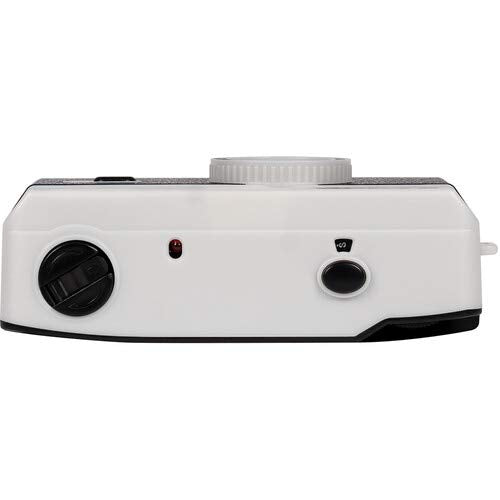  [AUSTRALIA] - Ilford Sprite 35-II Reusable/Reloadable 35mm Analog Film Camera (Black and Silver) Black & Silver