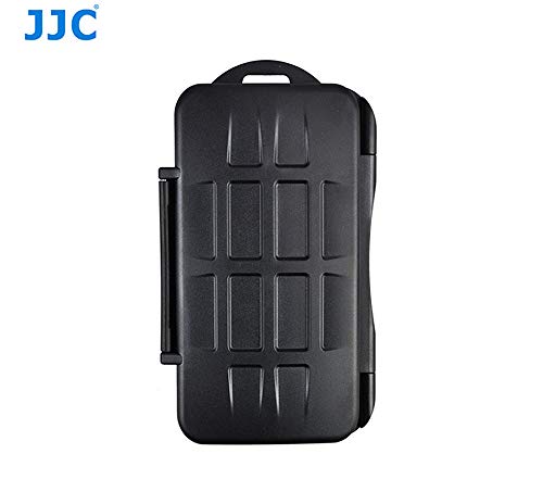 Water Resistant JJC MC-CF6 Memory Card Hard Case for 6 Pcs CF Cards with Lock - LeoForward Australia