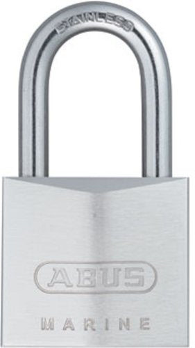  [AUSTRALIA] - ABUS 75IB/40HB40 Marine Grade Chrome Plated Brass Padlock with 1 1/2" Stainless Steel Shackle, Keyed Different