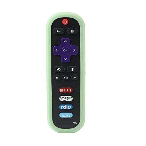 TCL Roku RC280 Remote Case SIKAI Silicone Shockproof Protective Cover for Roku 3600R / TCL Roku RC280 TV Remote [RoHS Tested Material] Skin-Friendly Anti-Lost with Remote Loop (Glow in Dark-Green) Glow in Dark-Green - LeoForward Australia