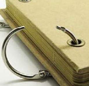  [AUSTRALIA] - Book Binder Rings 2 Inch Office Loose Leaf Ring（20 Pack） Nickel Plated Silver