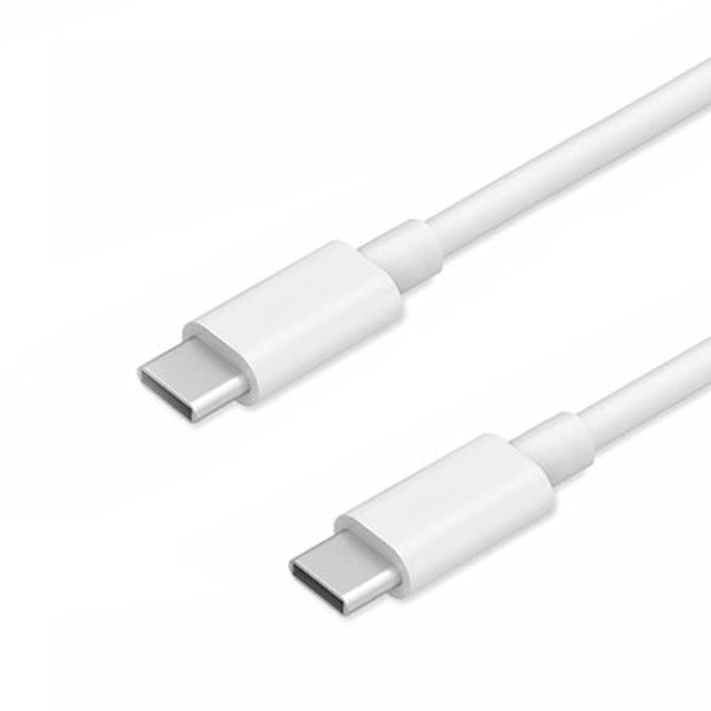  [AUSTRALIA] - MMOBIEL USB - C to USB - C Charger Cable 1 Meter / 3ft White - for Fast Charging and Data Transfer Smartphone/Tablet/Laptop/Gameconsole 1.0 Meters
