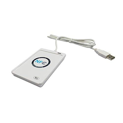  [AUSTRALIA] - ETEKJOY ACR122U NFC RFID 13.56MHz Contactless Smart Card Reader Writer w/USB Cable, SDK, 5X Writable IC Card (No Software)
