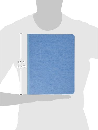  [AUSTRALIA] - ACCO Pressboard Report Cover, Side Bound, Tyvek Reinforced Hinge, 8.5 Inch Centers, 3 Inch Capacity, Letter Size, Light Blue (A7025972A) 1 Pack