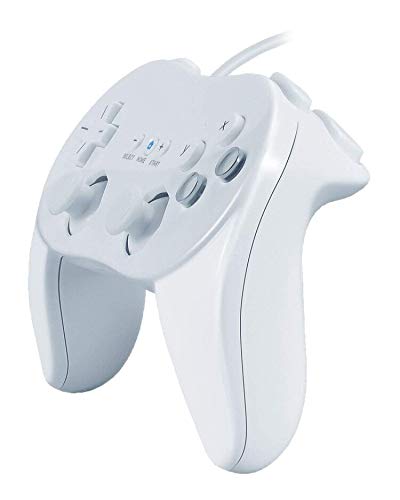  [AUSTRALIA] - VOYEE Classic Controller, Compatible with Wii Classic Controller, 2 Pack Wired Pro Controller Compatible with Nintendo Wii Console (Black_White)