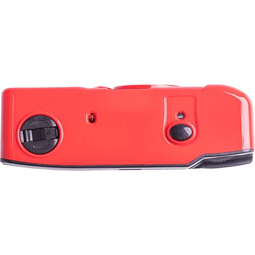  [AUSTRALIA] - Kodak M38 35mm Film Camera - Focus Free, Powerful Built-in Flash, Easy to Use (Flame Scarlet) Flame Scarlet