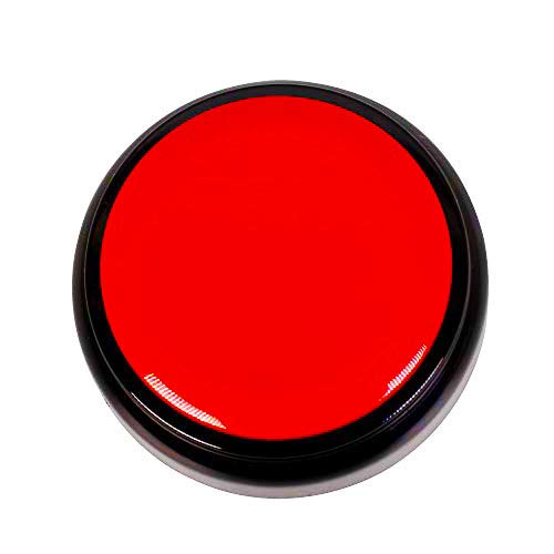  [AUSTRALIA] - Neutral Voice Recording Button Easy Button Record 30 Seconds Talking Message Funny Office Gift Battery Powered Recordable Sound Buttons