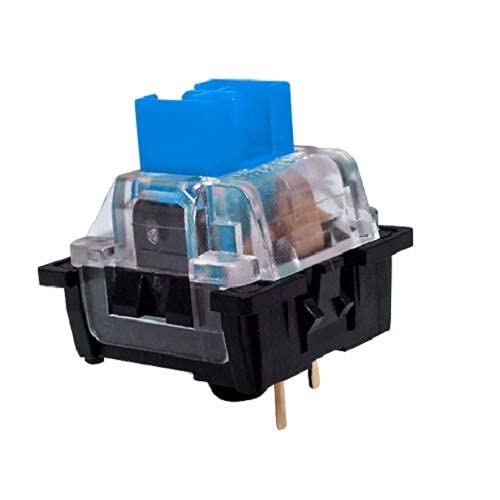 OUTEMU (Gaote) Blue Switch 3 Pin Keyswitch DIY Replaceable Switches for Mechanical Gaming Keyboard (20 PCS) (Blue) - LeoForward Australia