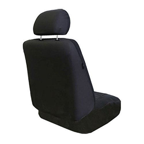  [AUSTRALIA] - FH Group Universal Fit Flat Cloth Pair Bucket Seat Cover, (Burgundy/Black) (FH-FB050102, Fit Most Car, Truck, Suv, or Van) Burgundy/Black