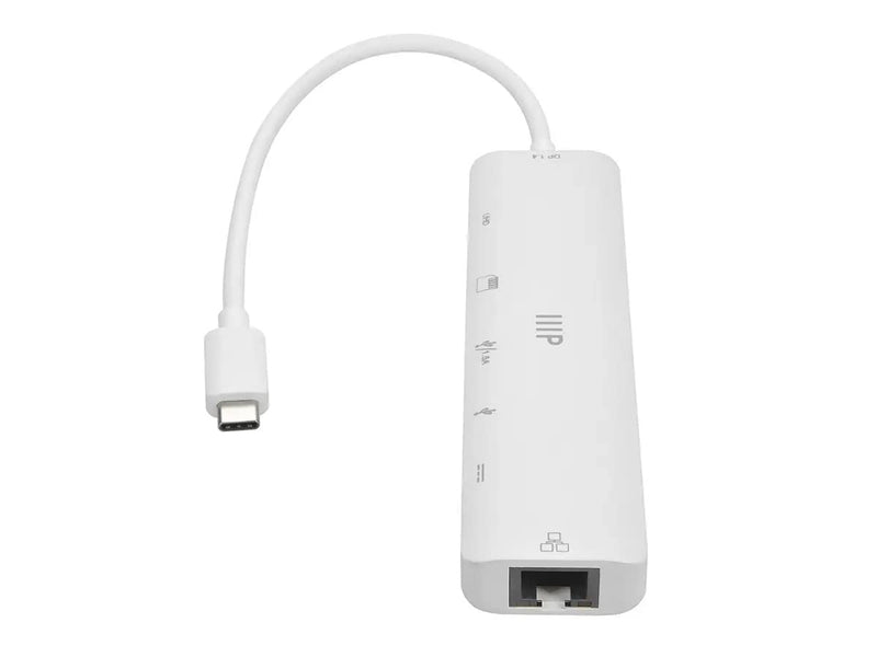  [AUSTRALIA] - Monoprice 7-in-1 USB-C Multiport 4K HDMI Adapter, 4K@60Hz HDMI, Card Readers, Ethernet, and 100W Power Delivery, Compatible with MacBook Pro/Air 2020, Galaxy S21, iPad Pro 2020