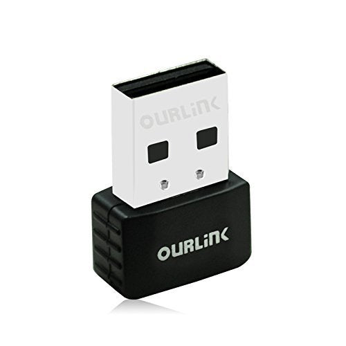 OURLiNK 600Mbps AC600 Dual Band USB WiFi Dongle & Wireless Network Adapter for Laptop/Desktop Computer - Backward Compatible with 802.11 a/b/g/n Products (2.4 GHz 150Mbps, 5GHz 433Mbps) - LeoForward Australia