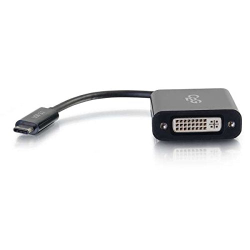  [AUSTRALIA] - C2G USB Adapter, USB C to DVI D Video Adapter Converter, Black, Cables to Go 29483 DVI Adapter