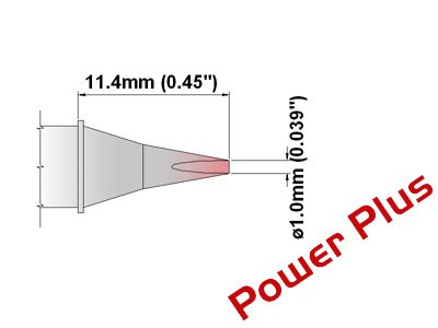  [AUSTRALIA] - Thermaltronics M8CH178H Chisel 30deg 1.0mm (0.04in), Power Plus